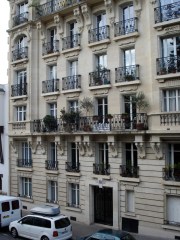 My apartment is in this building